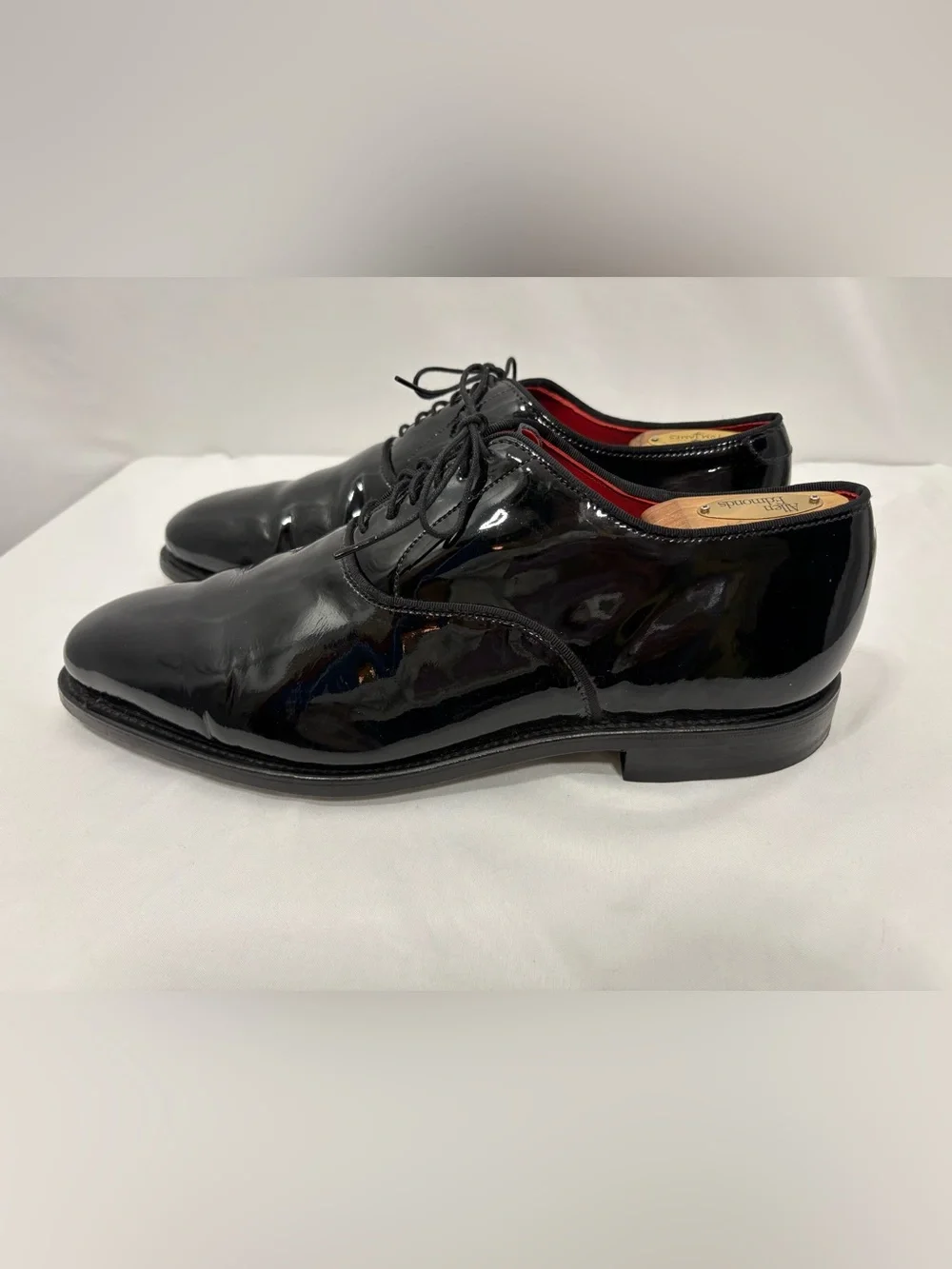 Allen Edmonds Carlyle Plain-toe Oxford Dress Shoe Black Patent Size 10 E